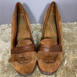 NATURALIZER Suede Wedge 9.5M